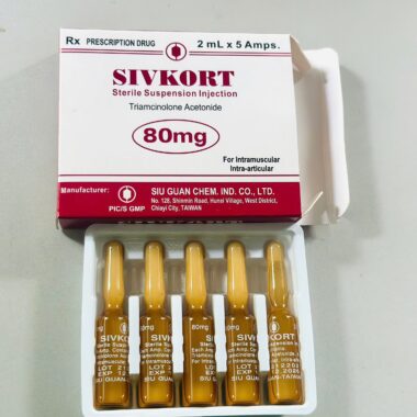 Tiêm Sẹo Sivkort 80mg/2ml (Triamcinolone Acetonide)
